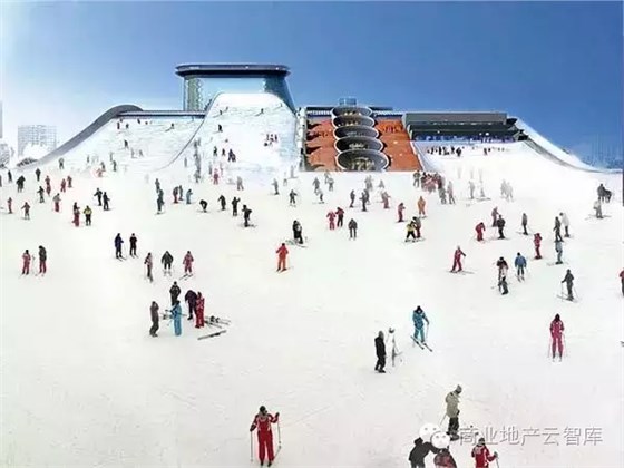 北京温都水城屋顶滑雪场